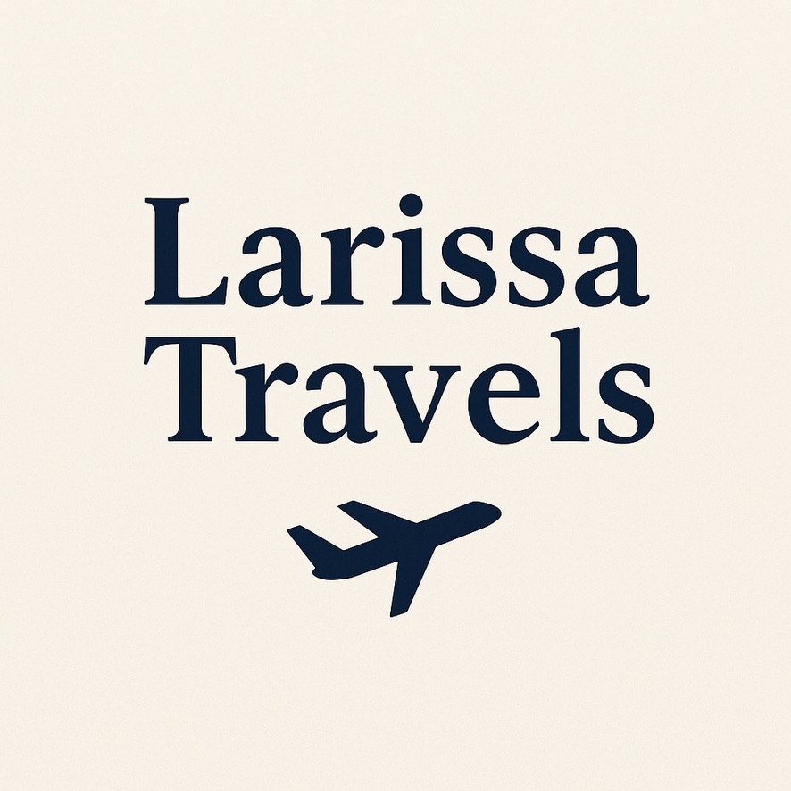 Larissa Travels logo